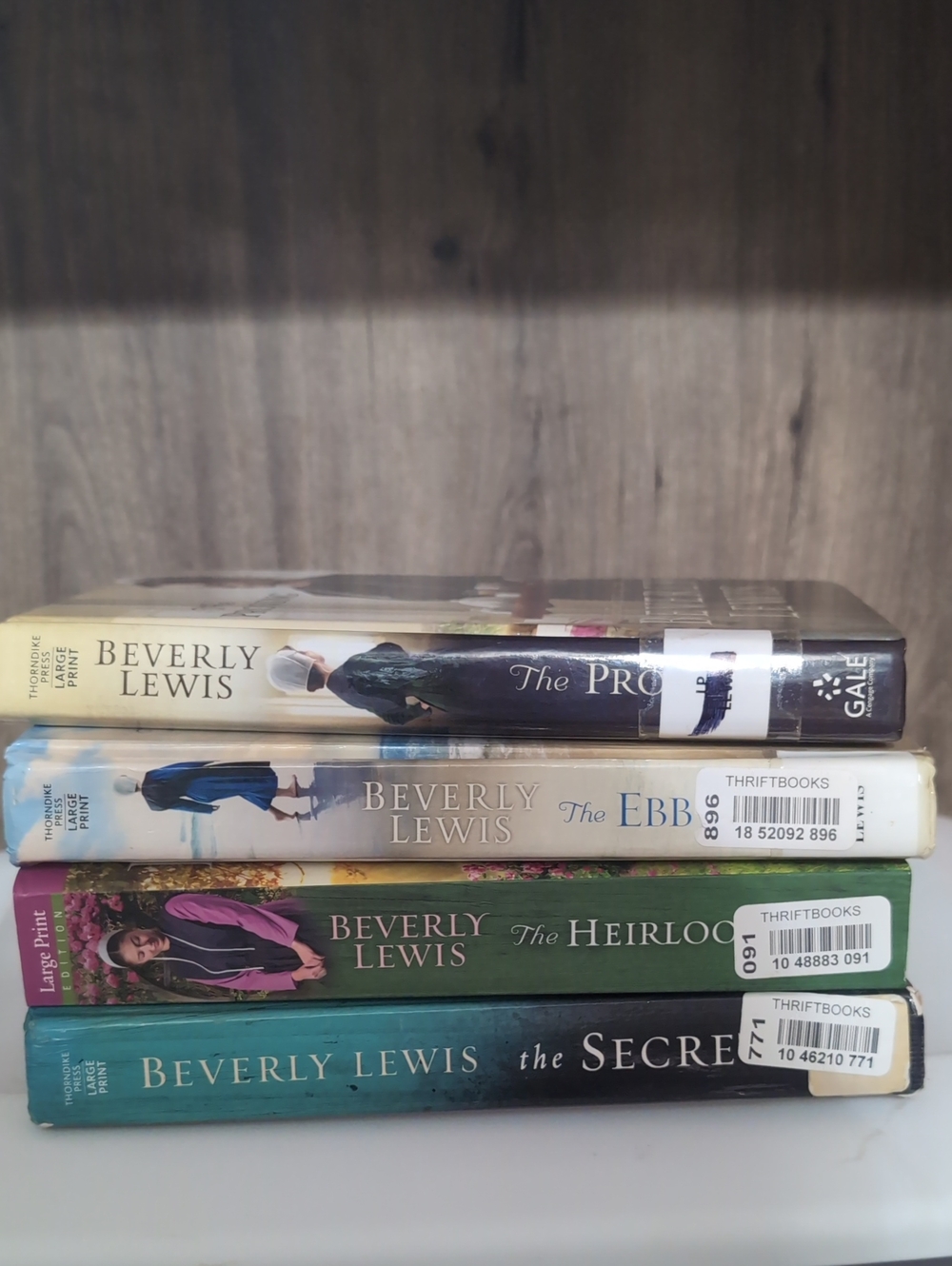 BEVERLY LEWIS Books Mixed Lot of 4HB  Amish Novel Drama Romance Lancaster County